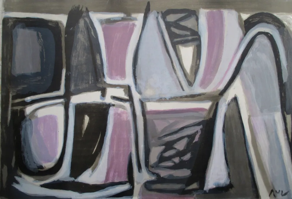 Lithografie Van Velde - Spleen