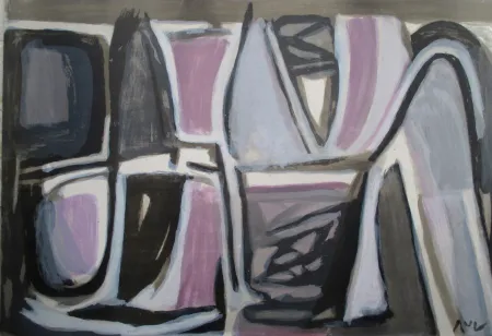 Lithografie Van Velde - Spleen