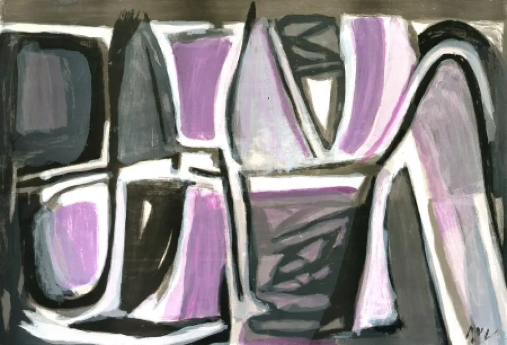 Lithografie Van Velde - Spleen