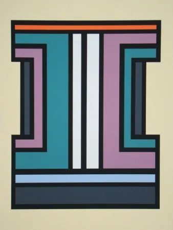 Zeefdruk Vandenbranden - Composition - Inschriften