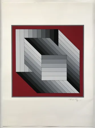 Zeefdruk Vasarely - 35 ans après