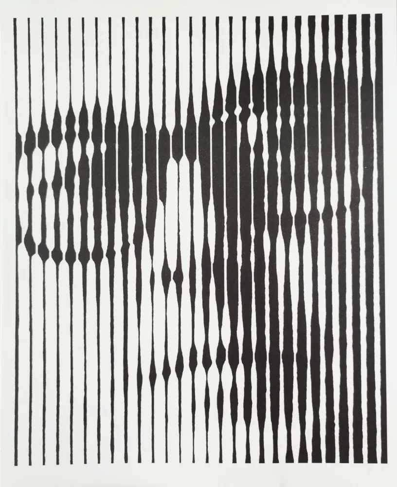 Zeefdruk Vasarely - Autoportrait