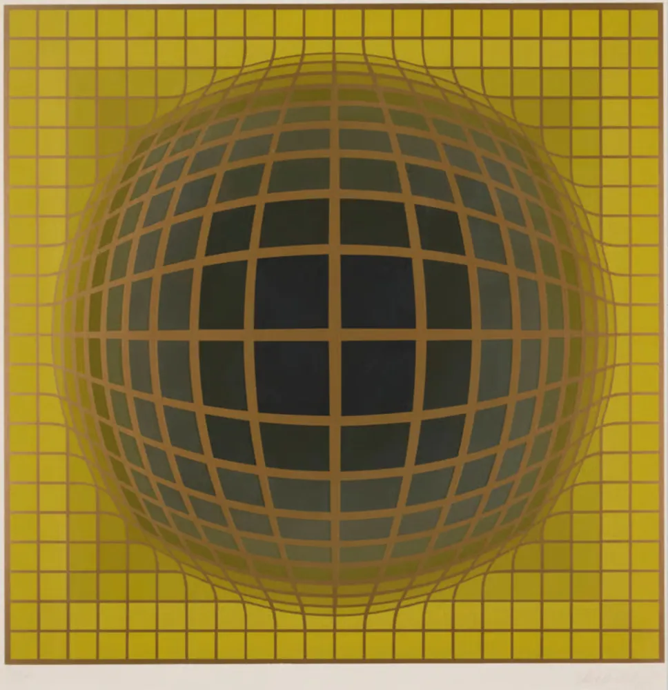 Zeefdruk Vasarely - B-Bomb-b (3)