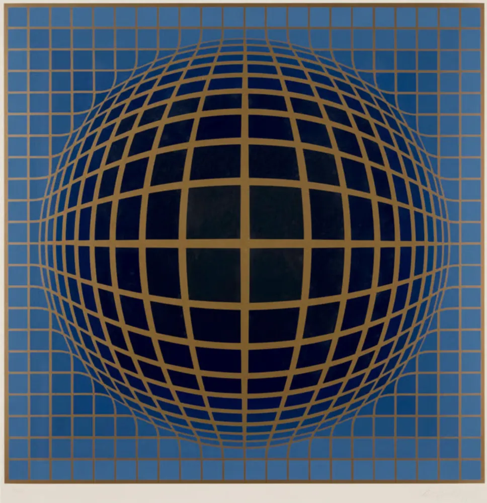 Zeefdruk Vasarely - B-Bomb-b (4)