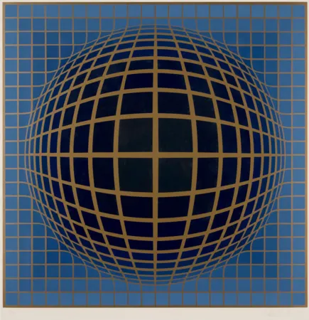 Zeefdruk Vasarely - B-Bomb-b (4)