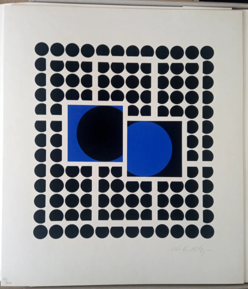 Zeefdruk Vasarely - Bellatrix