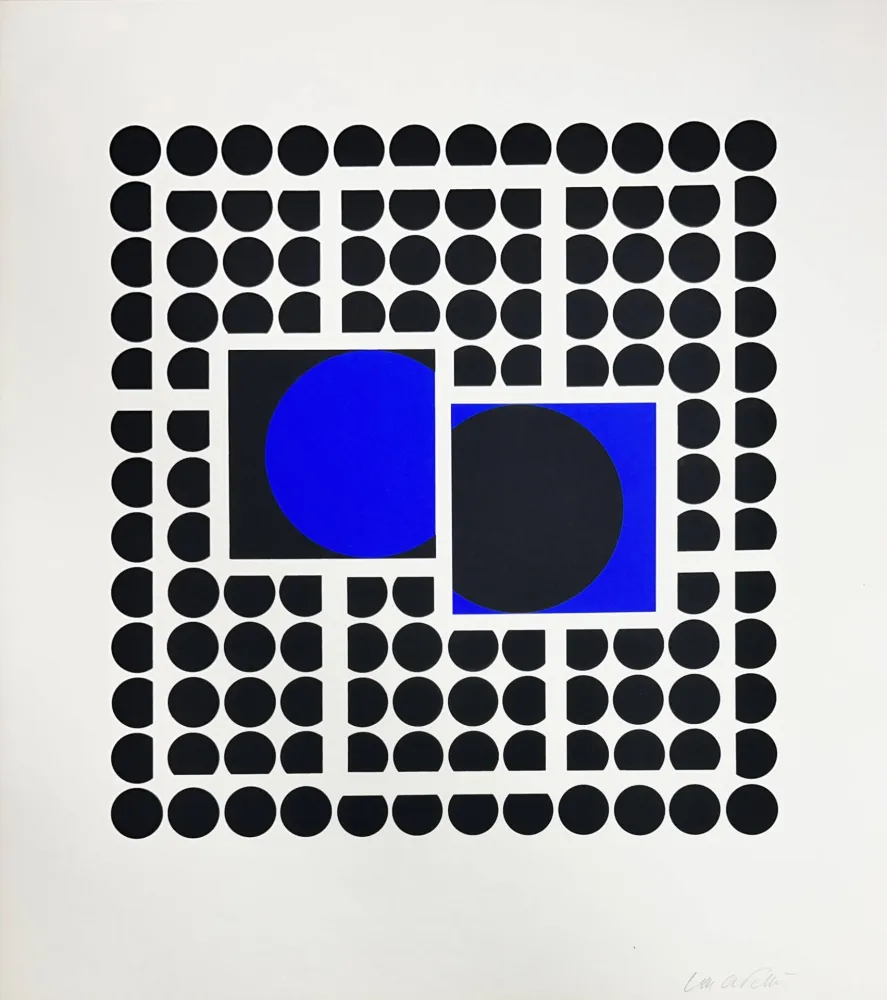 Zeefdruk Vasarely - Bellatrix