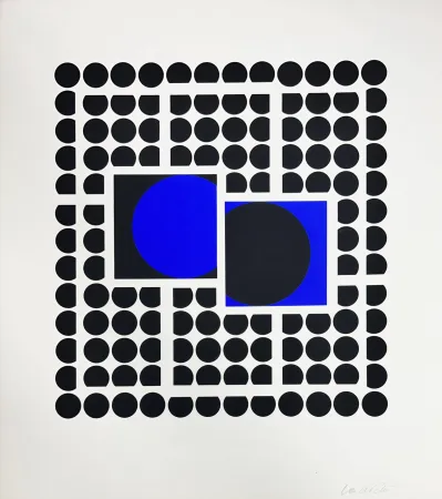Zeefdruk Vasarely - Bellatrix