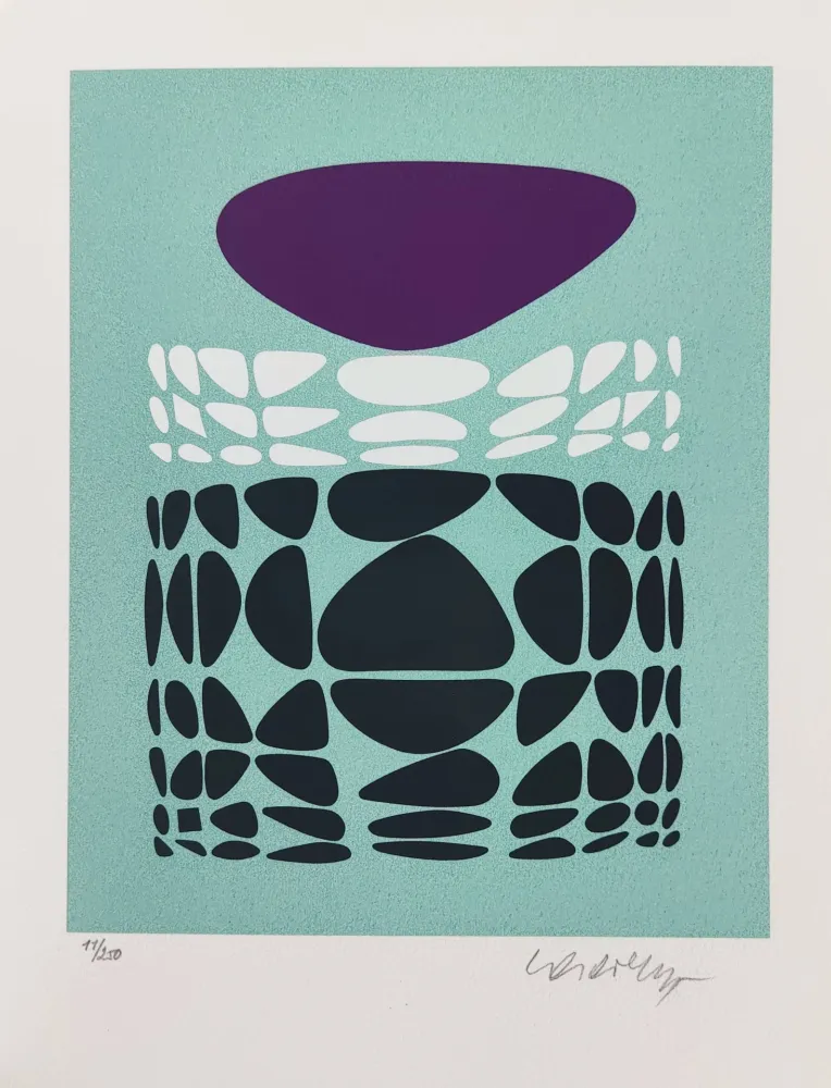 Zeefdruk Vasarely - Beltica