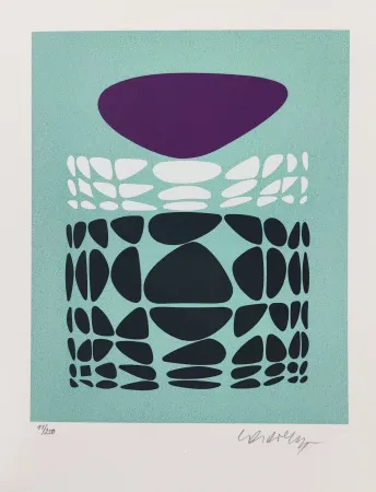 Zeefdruk Vasarely - Beltica