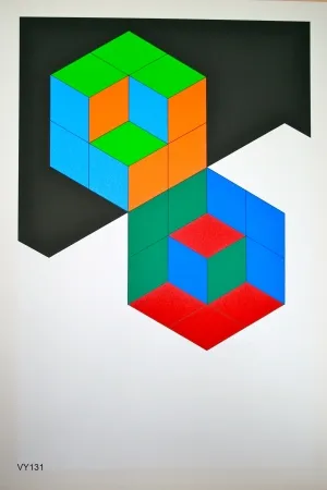 Geen Techniek Vasarely - BI-HEXA 