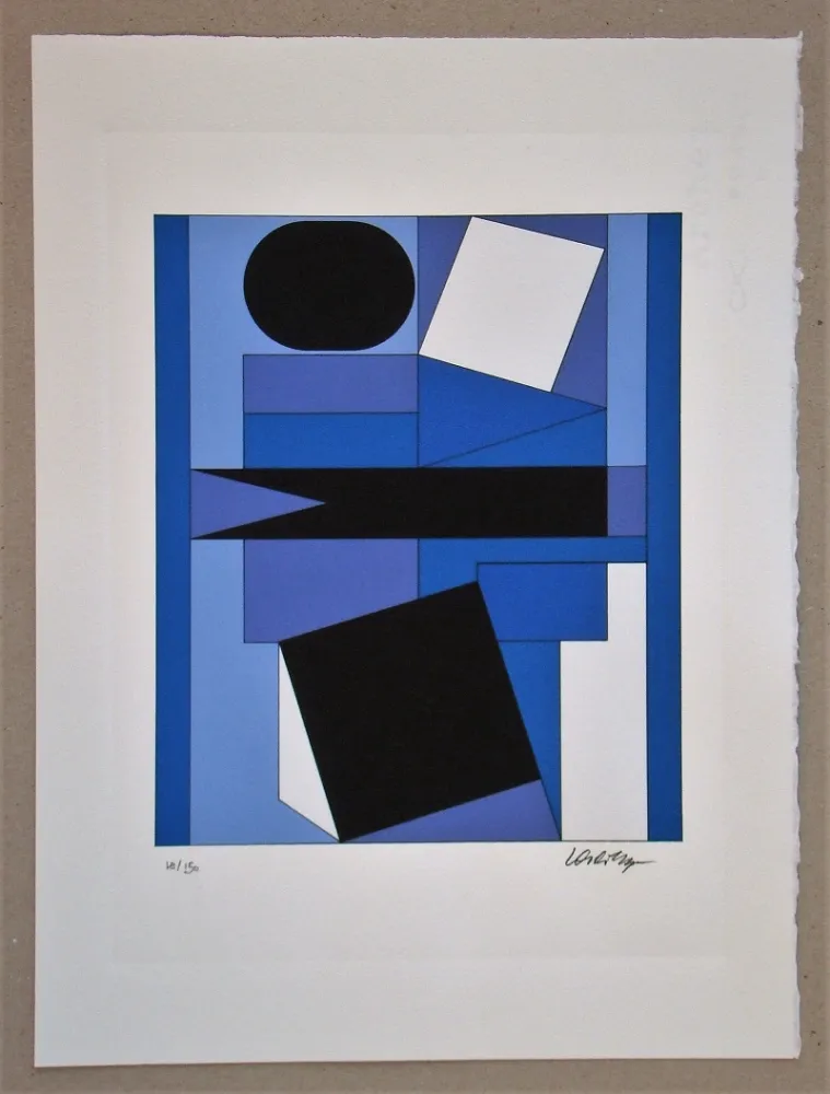Zeefdruk Vasarely - Composition