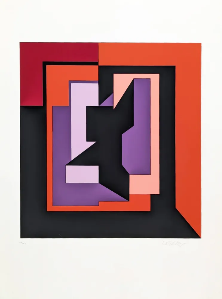 Zeefdruk Vasarely - Eika 