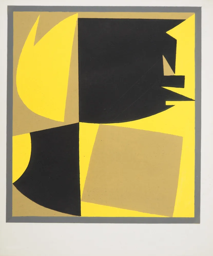 Lithografie Vasarely - Equilibre abstrait