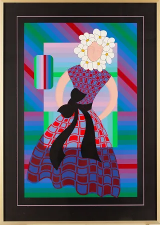 Geen Techniek Vasarely - Flower Girl