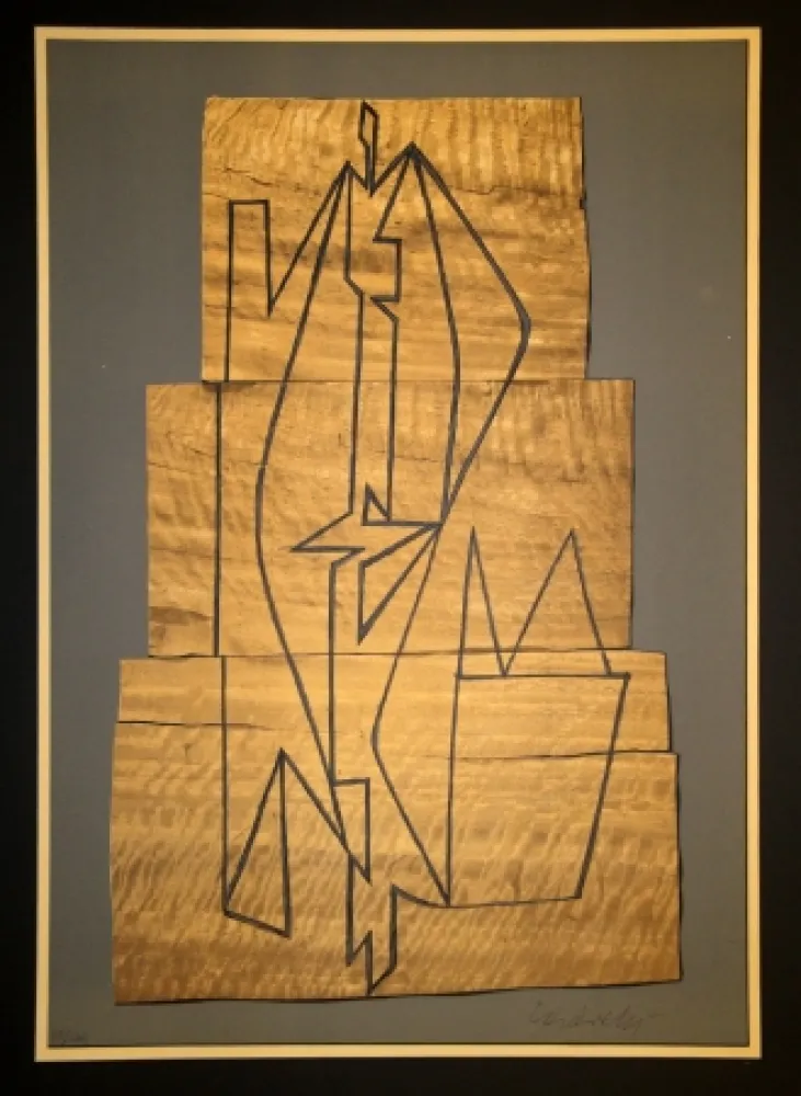 Lithografie Vasarely - Gordes Tabor