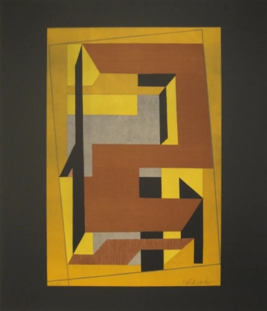 Lithografie Vasarely - Gordes Taira