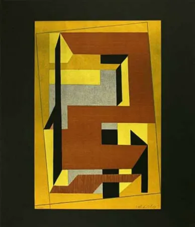 Lithografie Vasarely - Gordes Taira