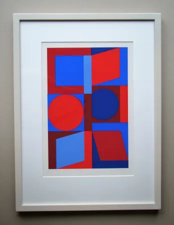 Zeefdruk Vasarely - Kalota Koln