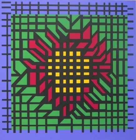 Zeefdruk Vasarely - KATZAG