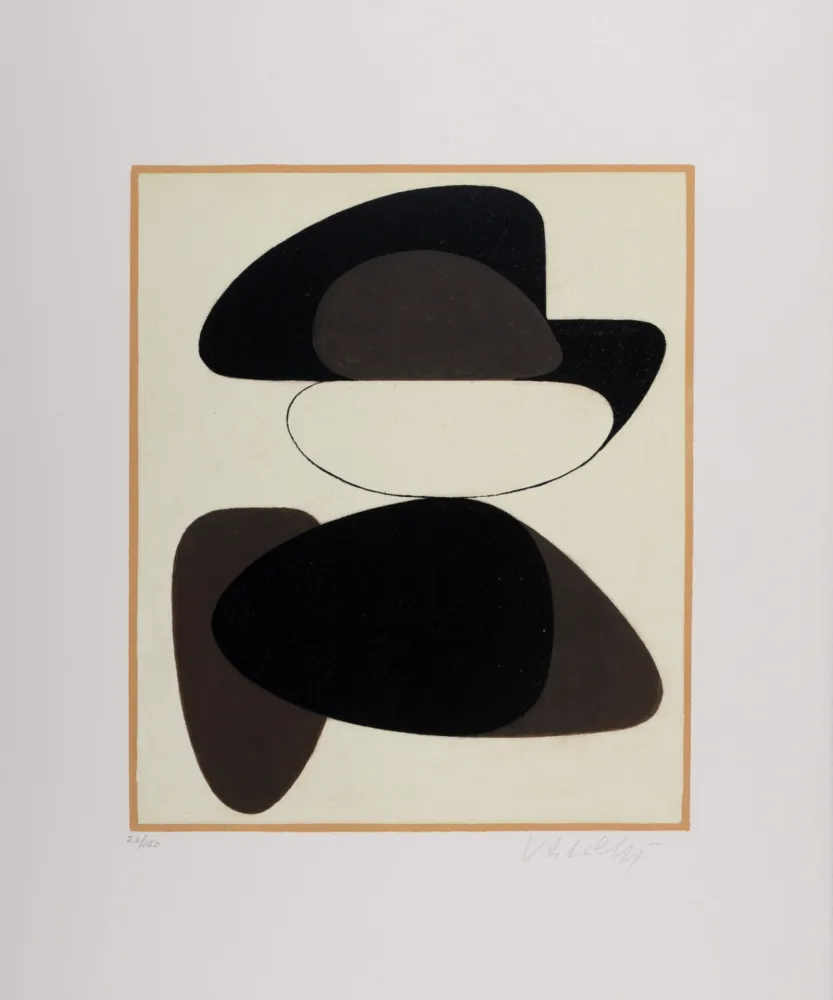 Lithografie Vasarely - Kerisle, 1972 - Hand-signed