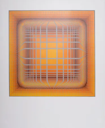 Lithografie Vasarely - Koska-Vall, 1974 