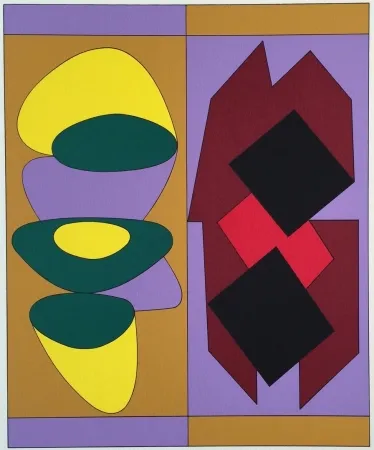 Zeefdruk Vasarely - Kris Bille, from Ion Album