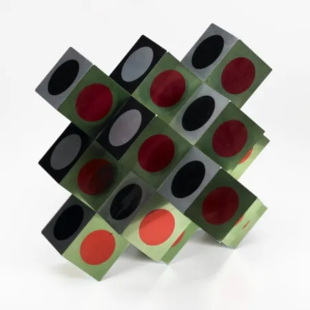 Lithografie Vasarely - Kroa Multicolor 