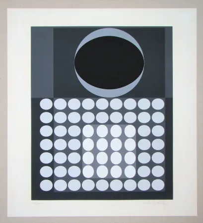Zeefdruk Vasarely - Laika