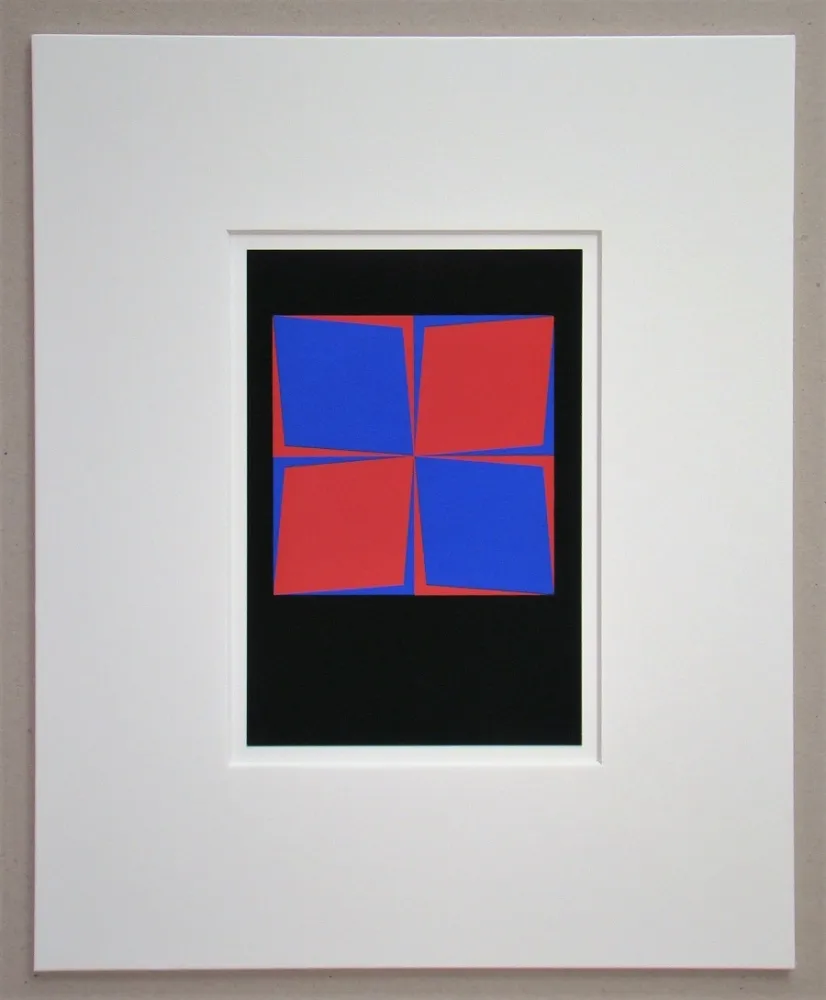 Zeefdruk Vasarely - Lozan, 1964