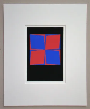 Zeefdruk Vasarely - Lozan, 1964