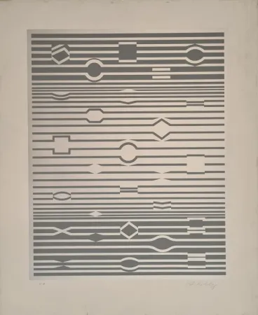 Zeefdruk Vasarely - Mar-Kab 