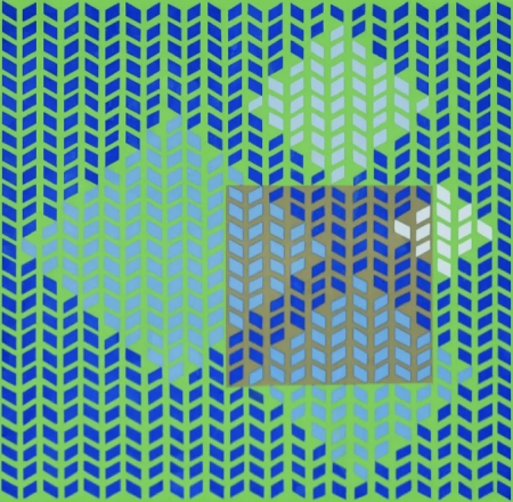 Geen Techniek Vasarely - Metamorphose