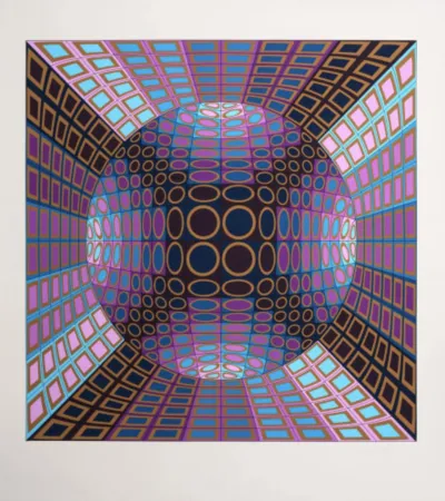 Multiple Vasarely - Niels Bohr