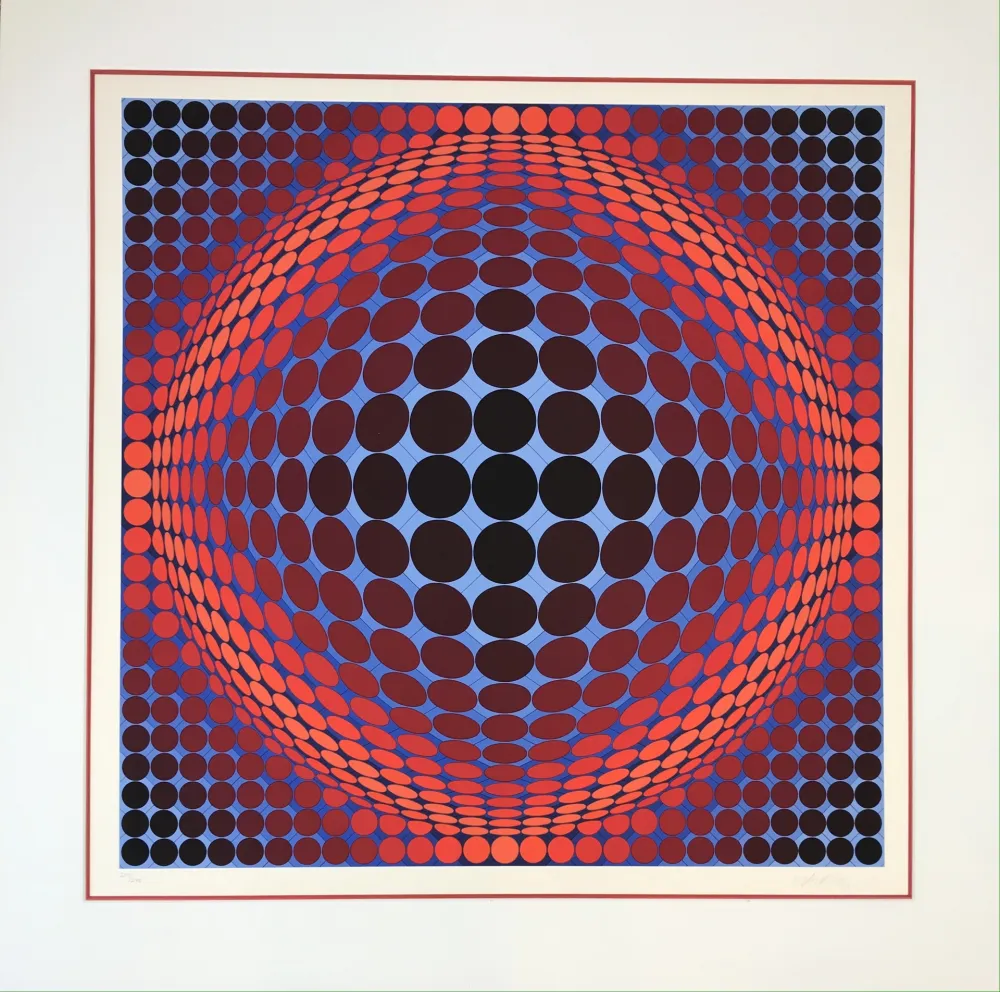 Lithografie Vasarely - Nobel 7