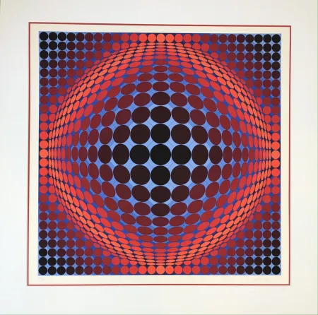 Lithografie Vasarely - Nobel 7