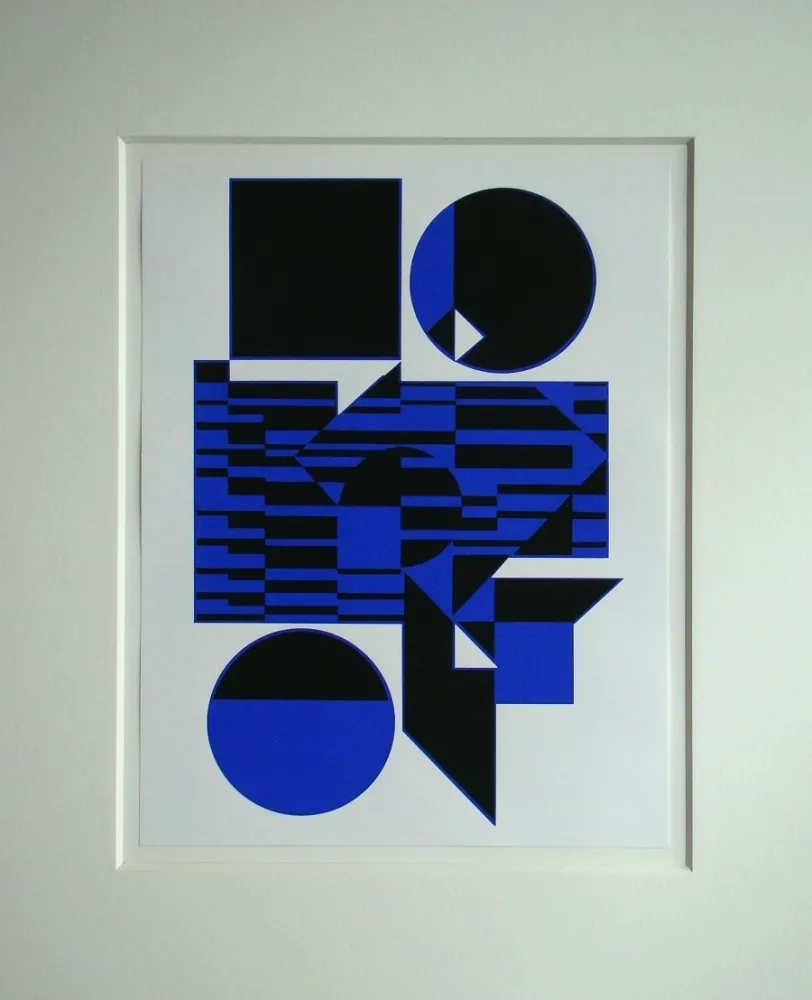 Zeefdruk Vasarely - OB