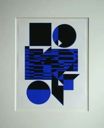 Zeefdruk Vasarely - OB