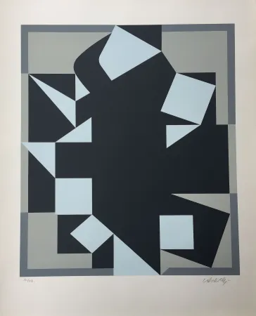 Zeefdruk Vasarely - Orgovan