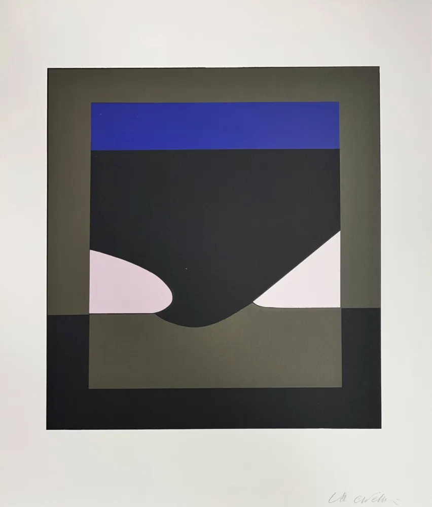 Zeefdruk Vasarely - Orom 