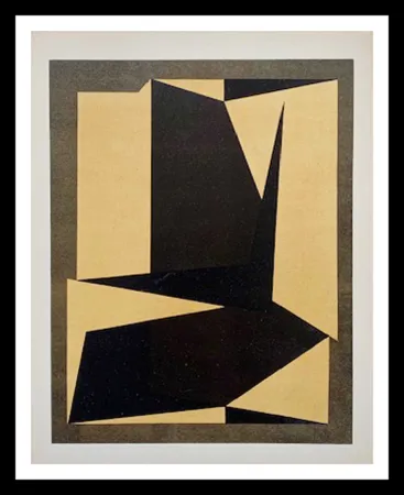 Lithografie Vasarely - PROJET POUR UNE TAPISSERIE