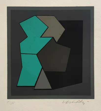 Zeefdruk Vasarely - Quami-1