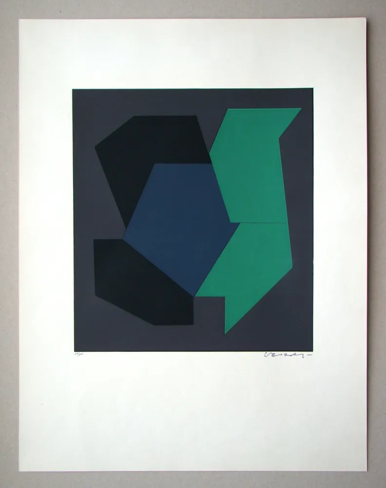 Zeefdruk Vasarely - Quami