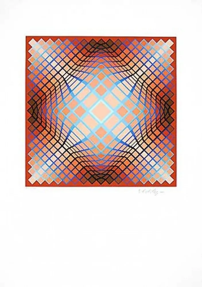 Lithografie Vasarely - Sans Titre 2
