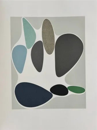 Lithografie Vasarely - Sauzon