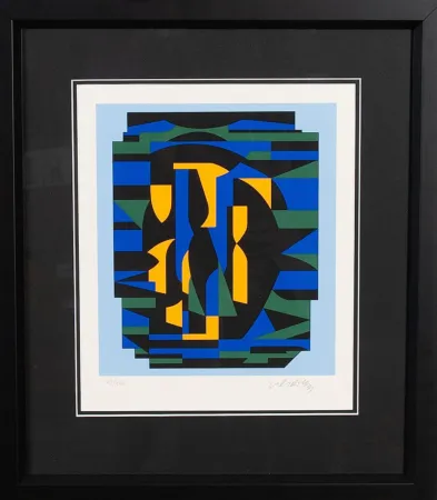 Zeefdruk Vasarely - Sin titulo
