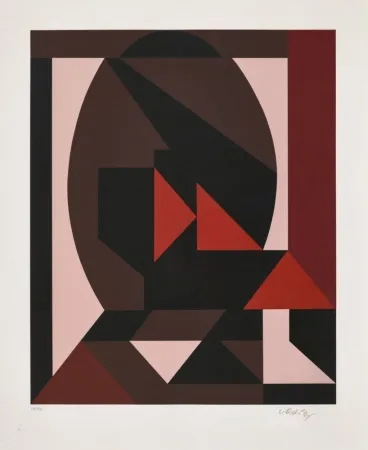 Zeefdruk Vasarely - The Fifty Years 2