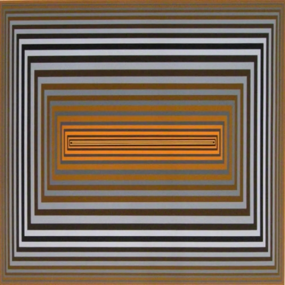 Zeefdruk Vasarely - Untitled
