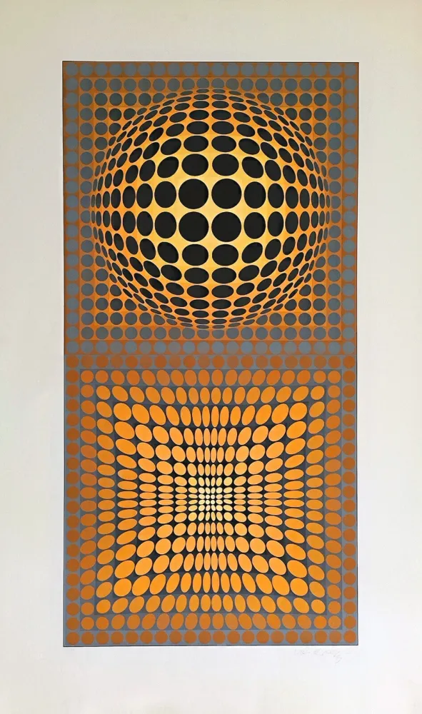 Zeefdruk Vasarely - VP-118
