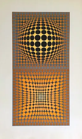 Zeefdruk Vasarely - VP-118